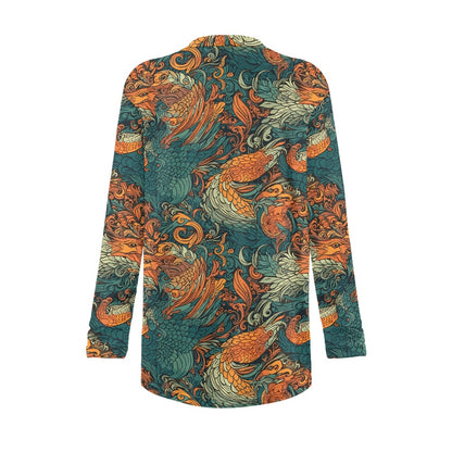 Long-sleeved cardigan jacket