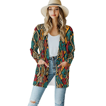 Long-sleeved cardigan jacket