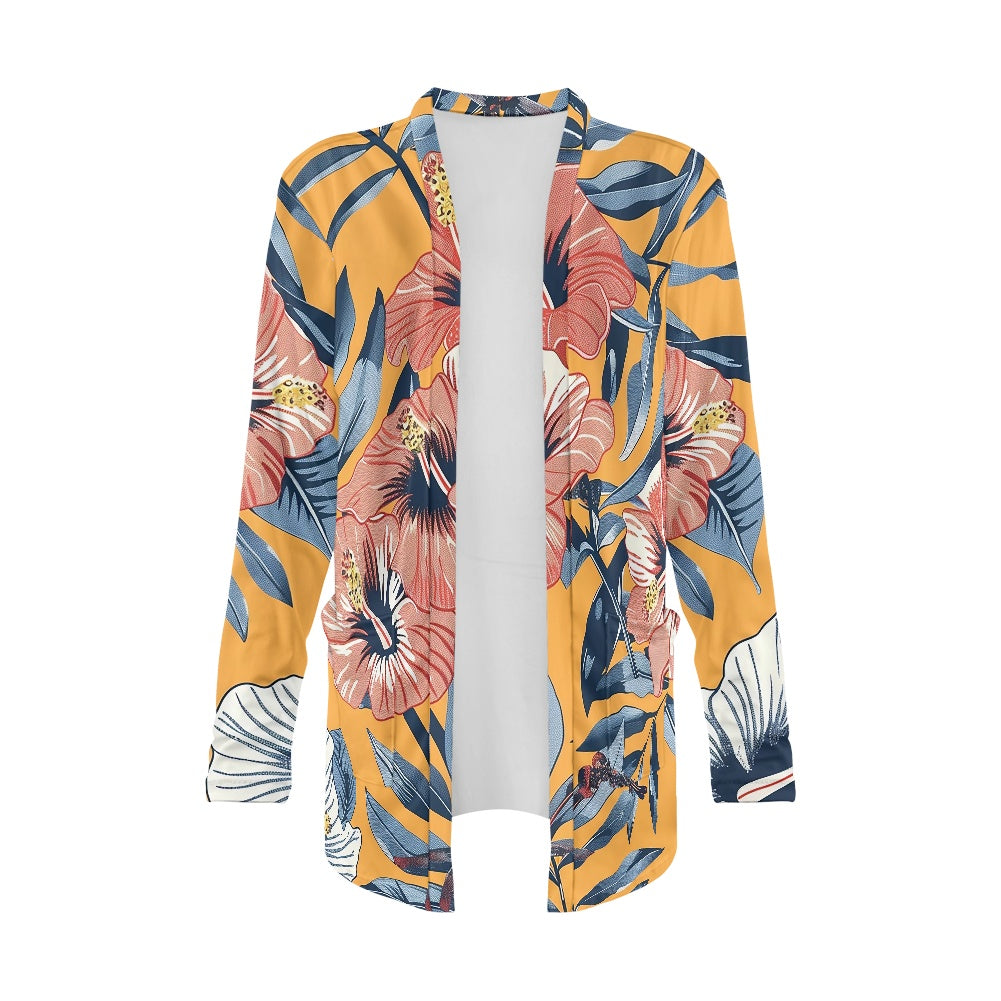 Long-sleeved cardigan jacket