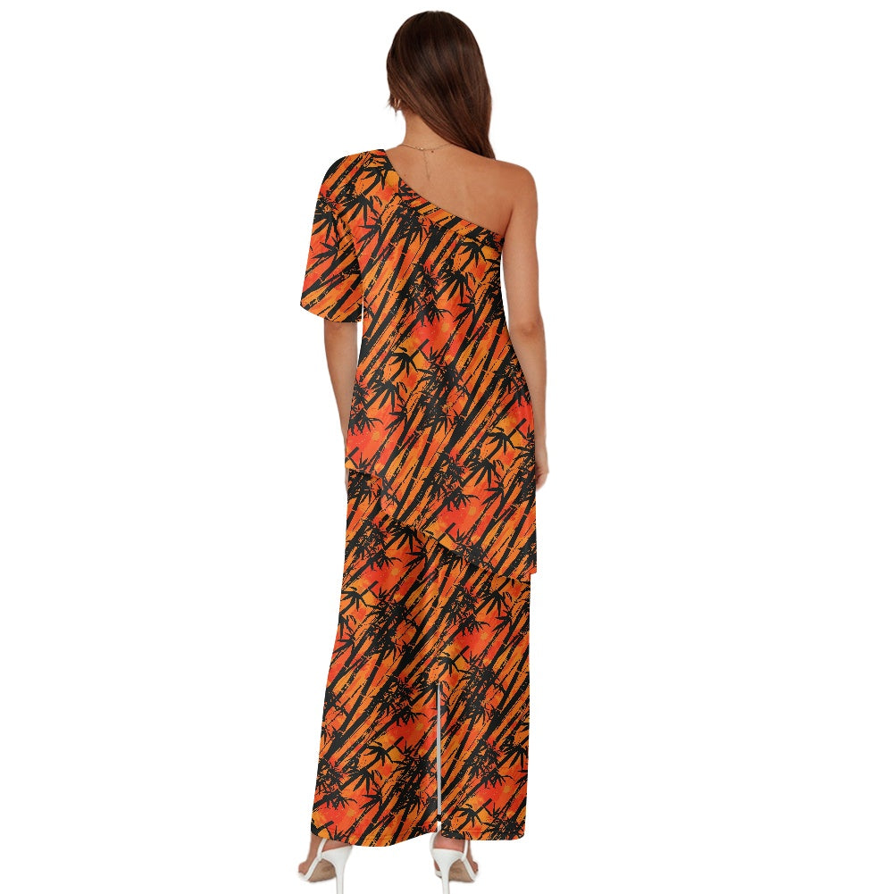 Elegant Off-Shoulder Two-Piece Dress for Women