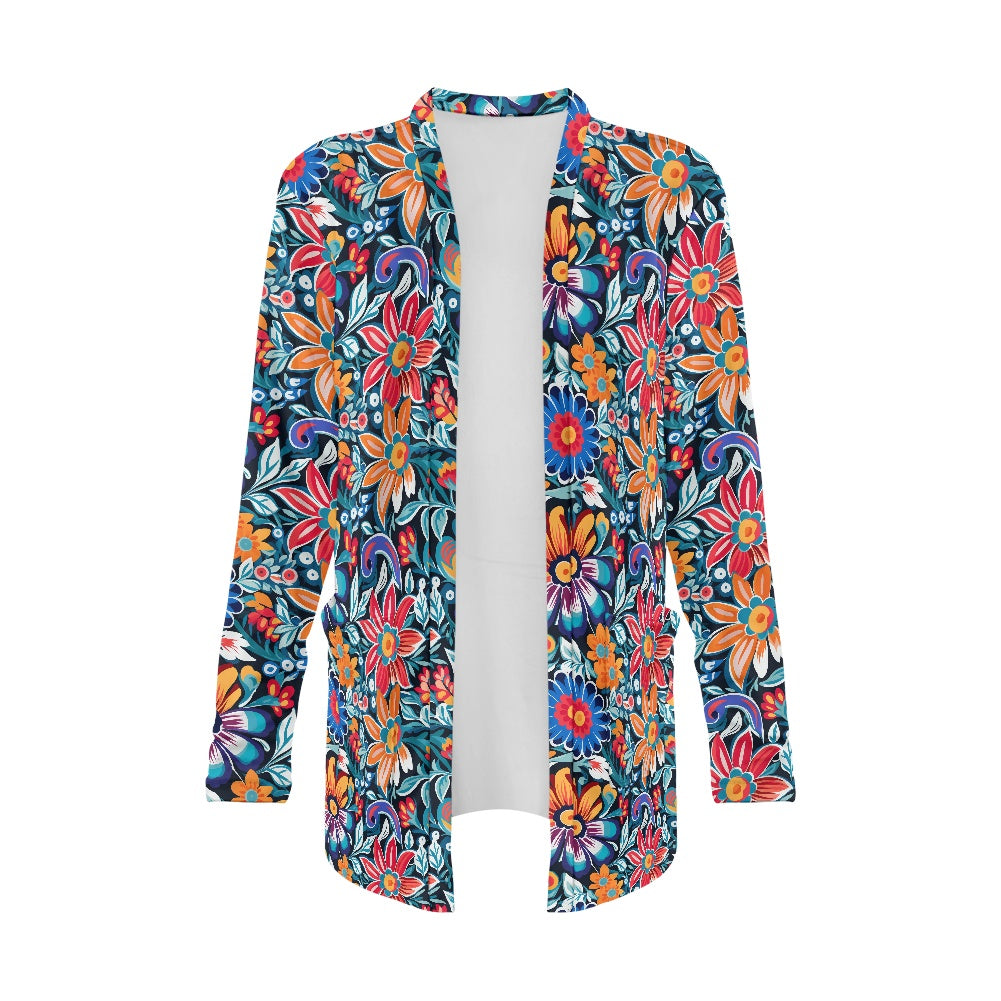 Long-sleeved cardigan jacket