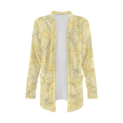 Long-sleeved cardigan jacket