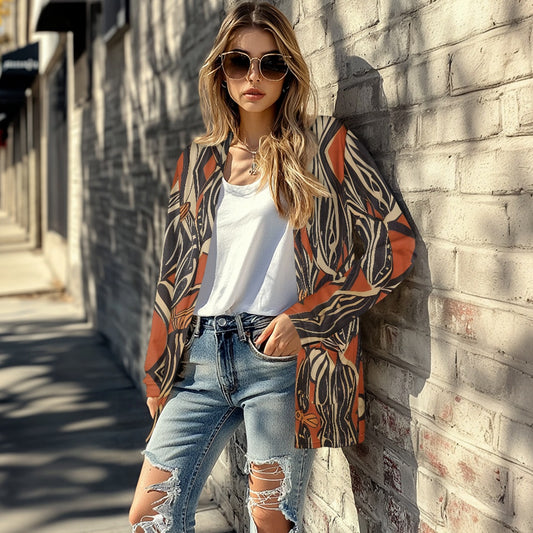 Long-sleeved cardigan jacket