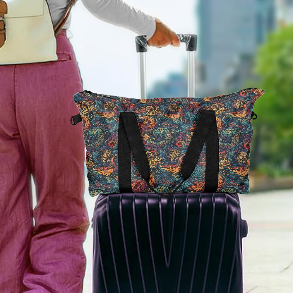 Chinese Dragon and Phoenix Lightweight luggage