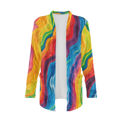 Long-sleeved cardigan jacket