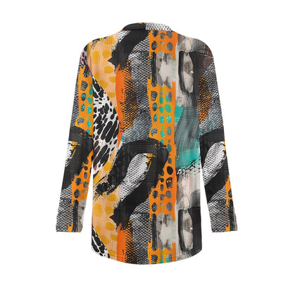 Long-sleeved cardigan jacket