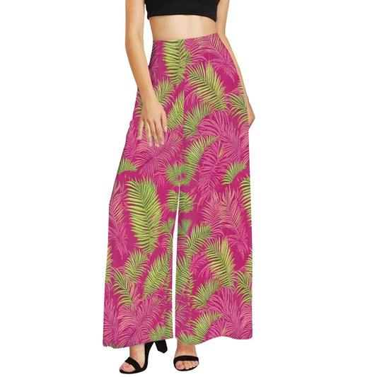 Wide leg pants white