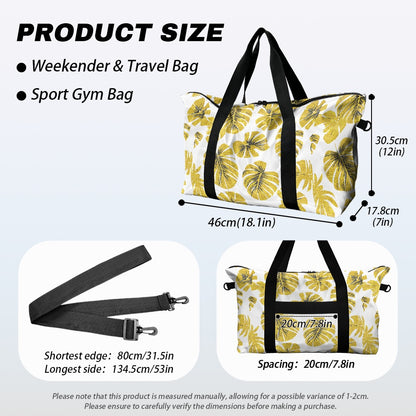 Yellow Monstera Lightweight luggage