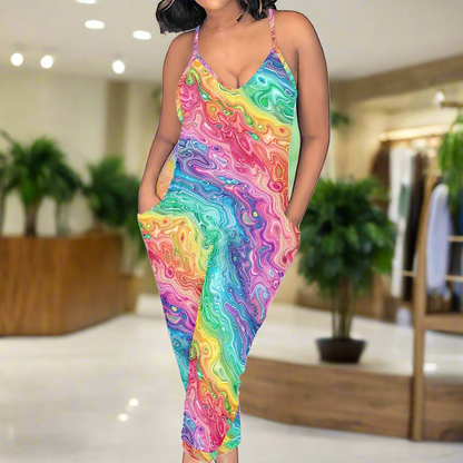 LGBTQ Pride Rompers - Exclusive One-of-a-Kind Luxury Romper - Limited Edition, Ethically Made, and Stylishly Comfortable