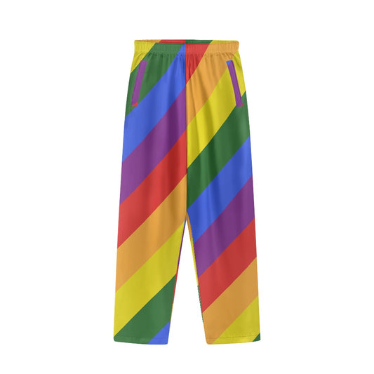 Rainbow Women's pajama pants white