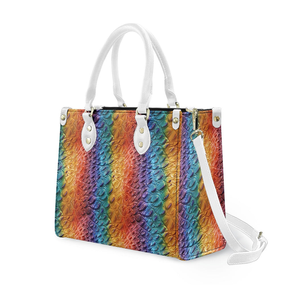 Ostrich Rainbow Pride Women's PU leather twill handbag