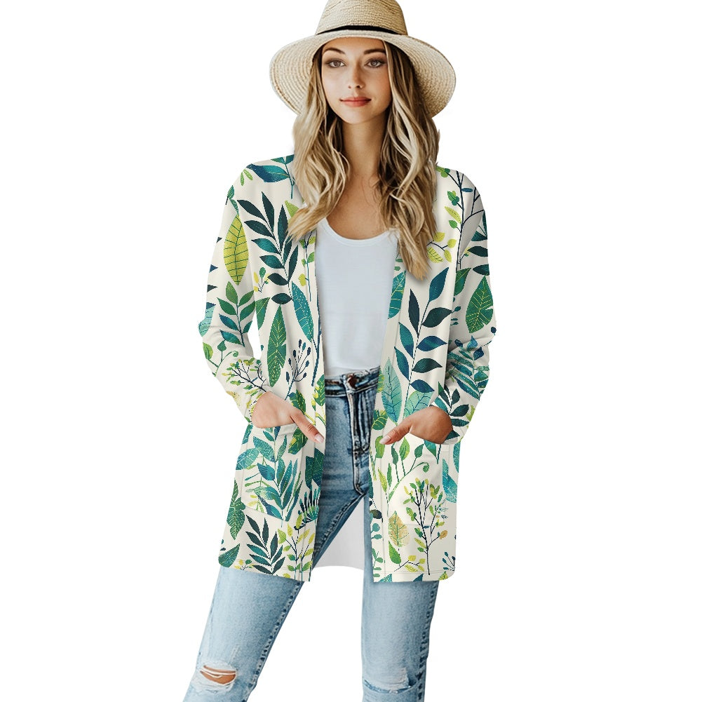 Long-sleeved cardigan jacket