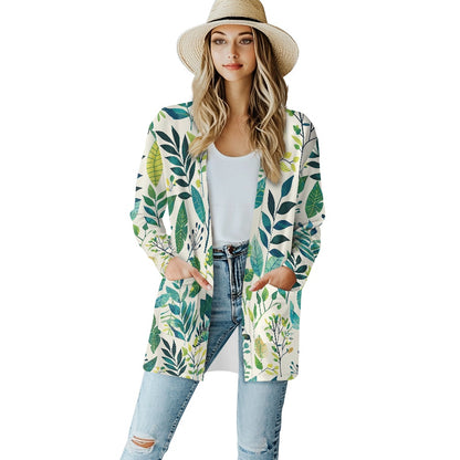 Long-sleeved cardigan jacket
