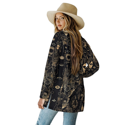 Long-sleeved cardigan jacket