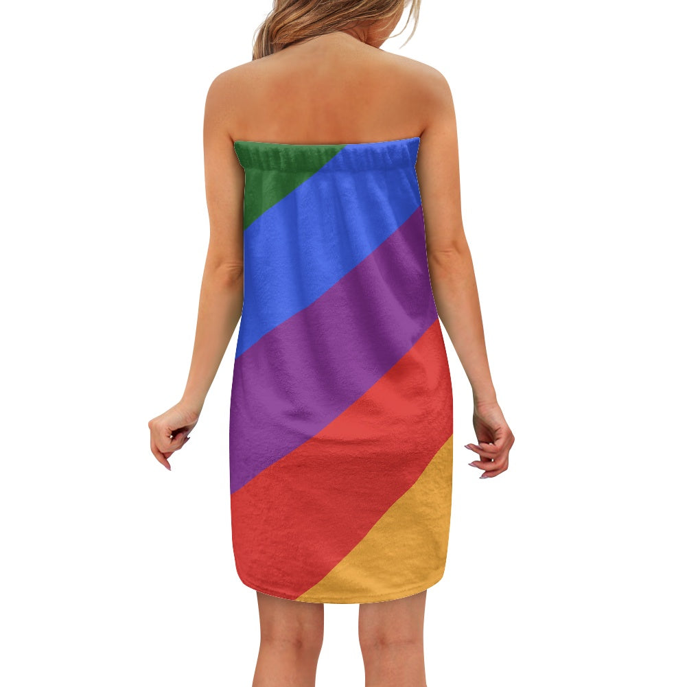 Women's Velcro Bath Towel with Pocket