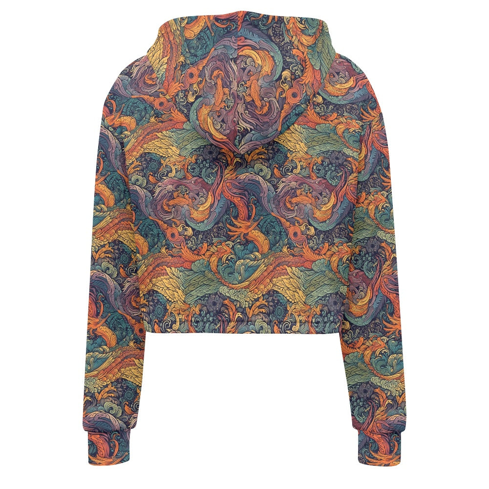 Women's midriff-baring sweatshirt - Chinese