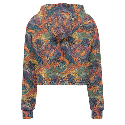 Women's midriff-baring sweatshirt - Chinese