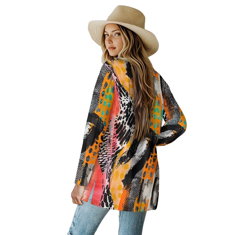 Long-sleeved cardigan jacket