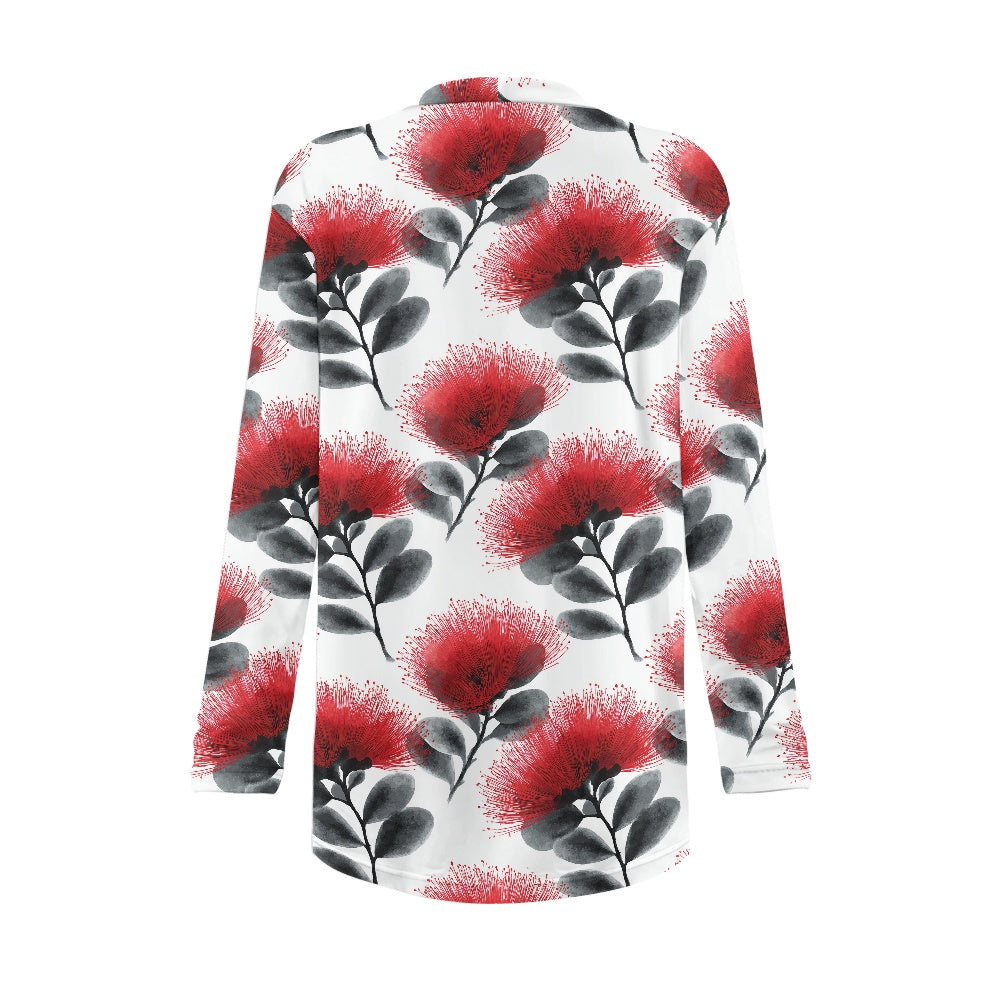 Long-sleeved cardigan jacket