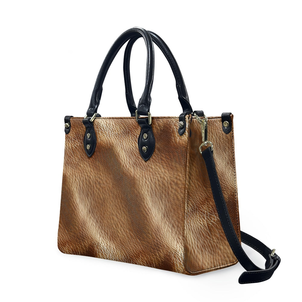 Women's PU leather twill handbag