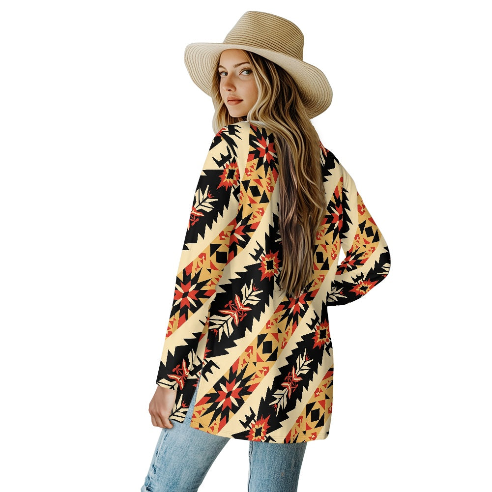 Long-sleeved cardigan jacket