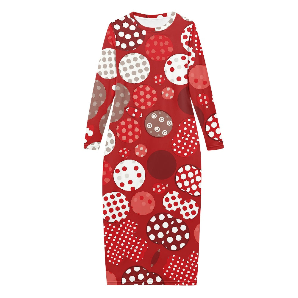 Women's Long Sleeve Dress white