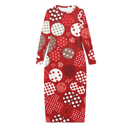 Women's Long Sleeve Dress white