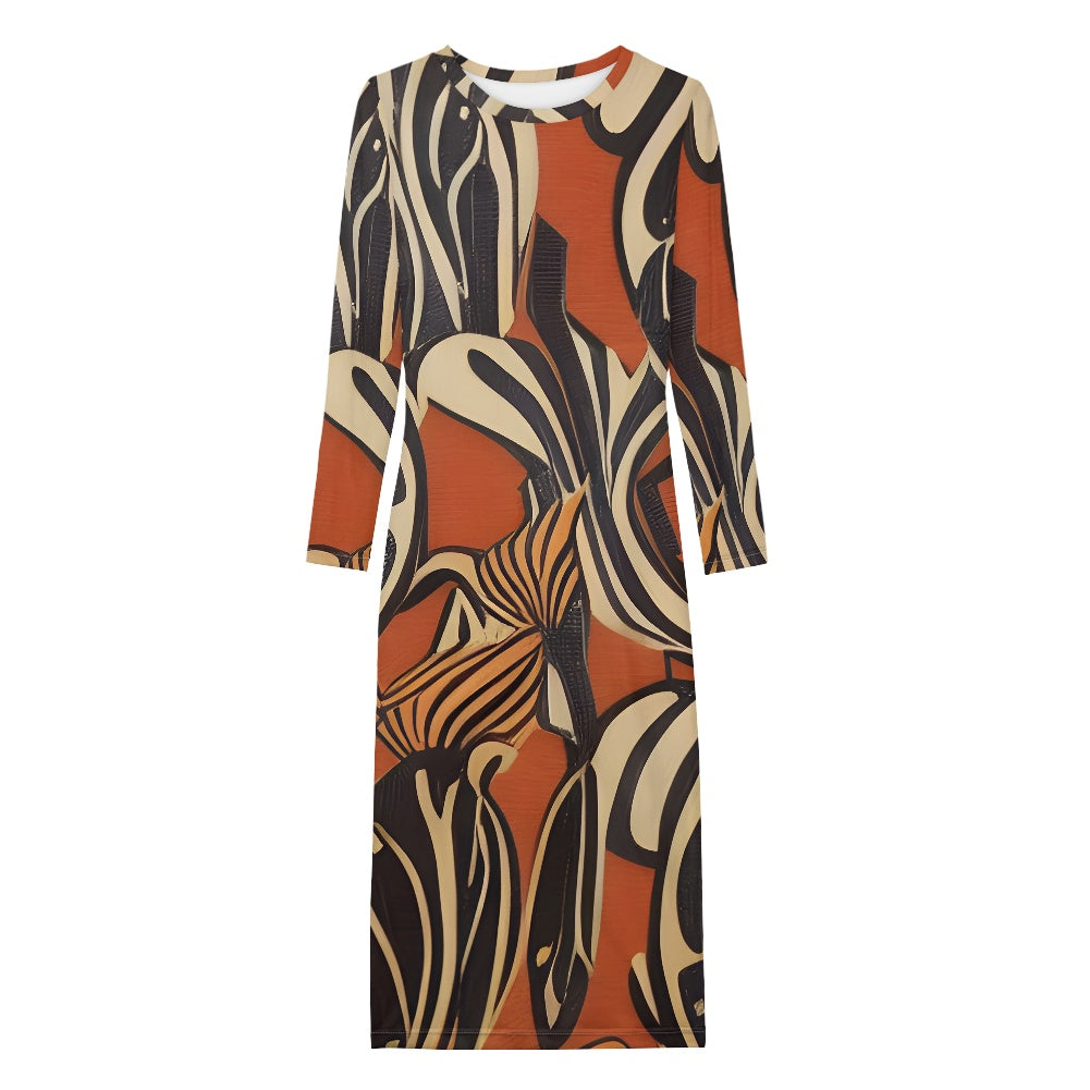 Long-sleeved dress