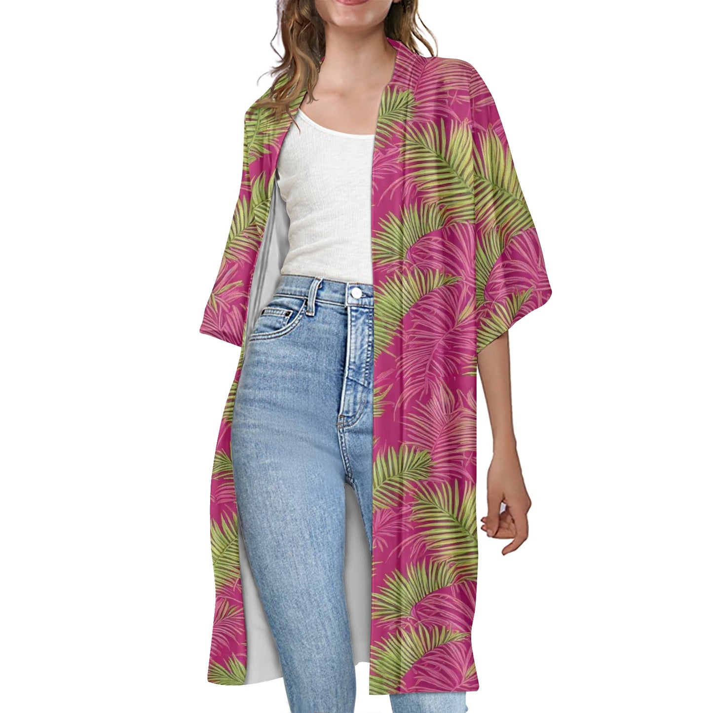 Women's Short-Sleeved Cloak white