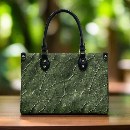 Verdant Harmony: Nature-Inspired PU Leather Twill with Modern Flair Women's Handbag