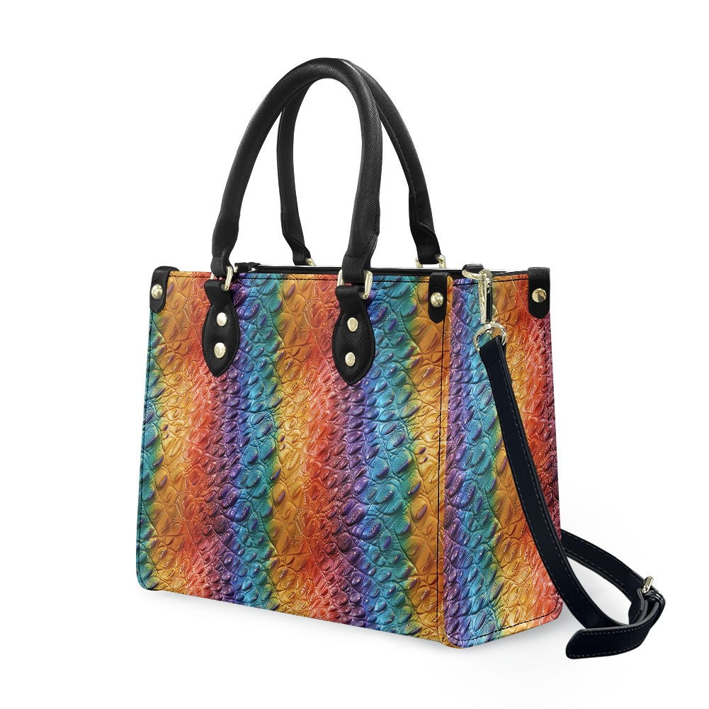 Ostrich Rainbow Pride Women's PU leather twill handbag