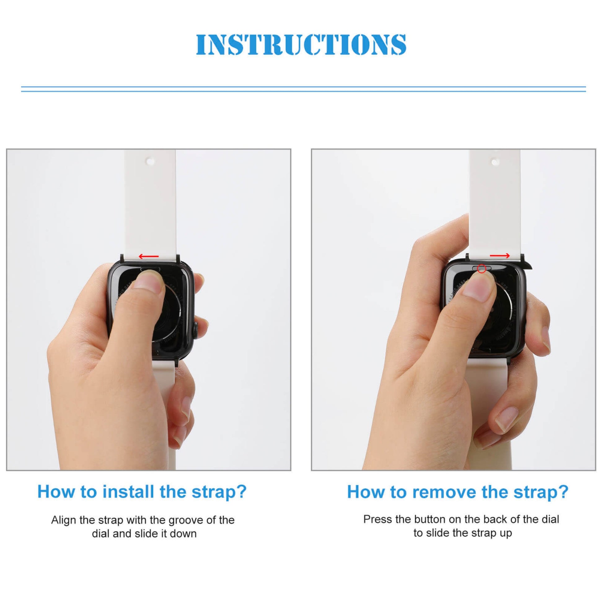 Rainbow Wave Silicone Apple Watch Band – Soft, Sweat-Proof, Adjustable Strap for All Series (38–45mm)