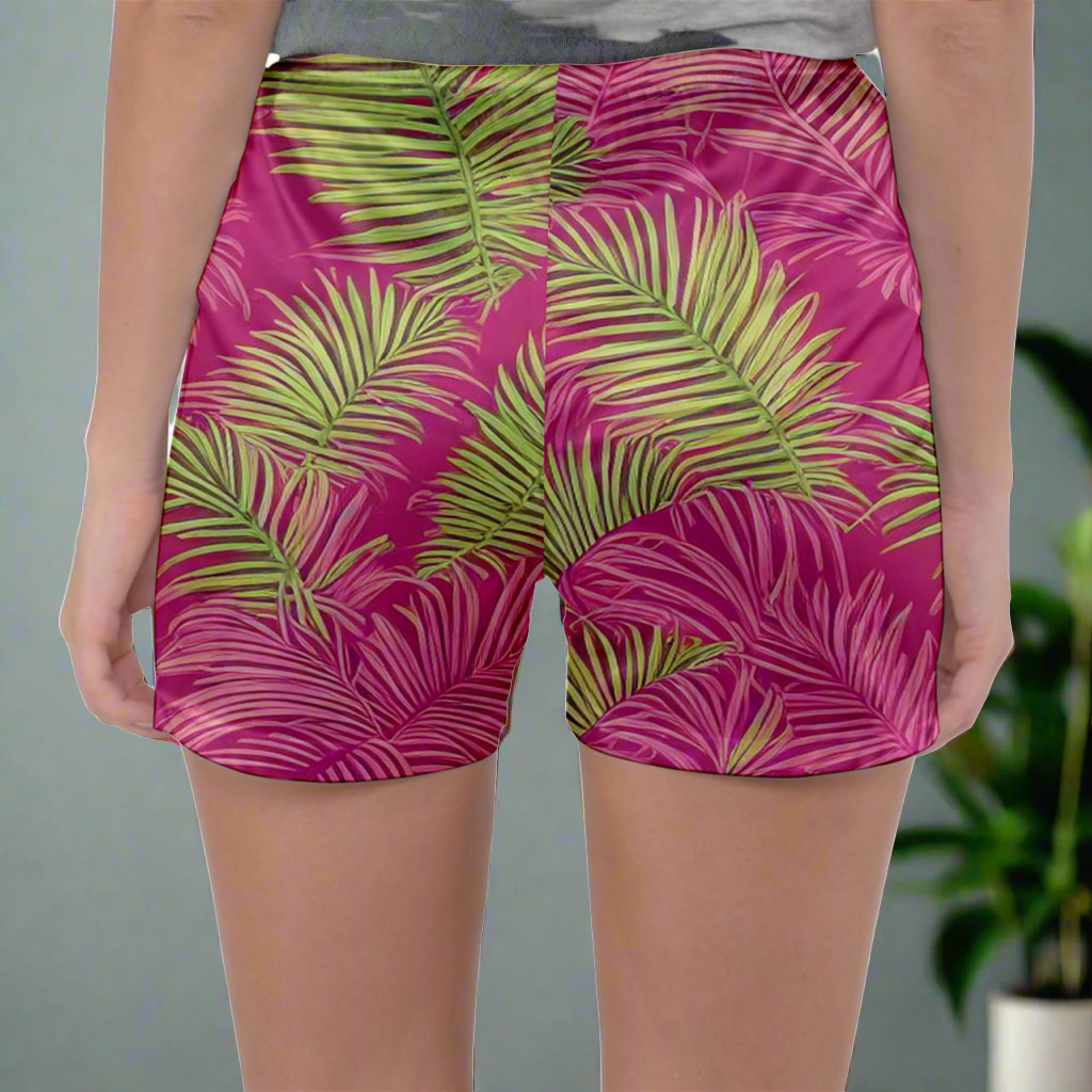 Sago Palms Women's Satin Sleepwear Shorts