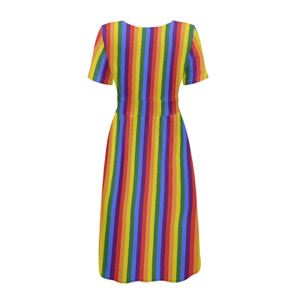Rainbow Ladies dress