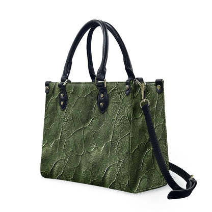 Verdant Harmony: Nature-Inspired PU Leather Twill with Modern Flair Women's Handbag