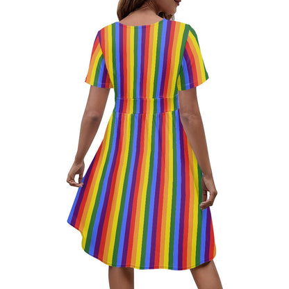 Rainbow Ladies dress
