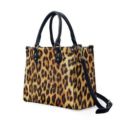 Leopard print Women's PU leather twill handbag