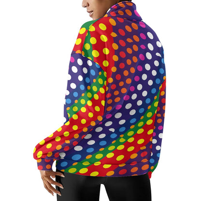 Women's long sleeve zipper sweatshirt