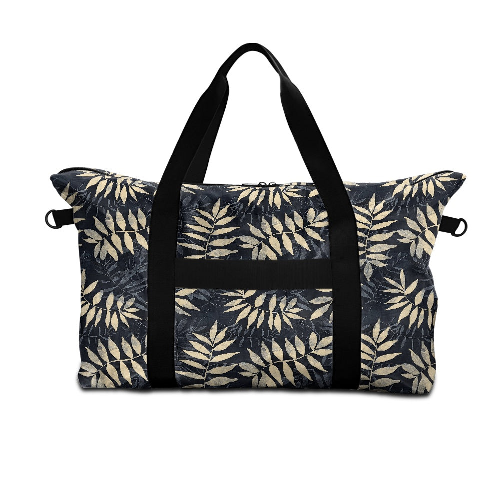 Japanese Shibori dye pattern with delicate leaf outlines Lightweight luggage