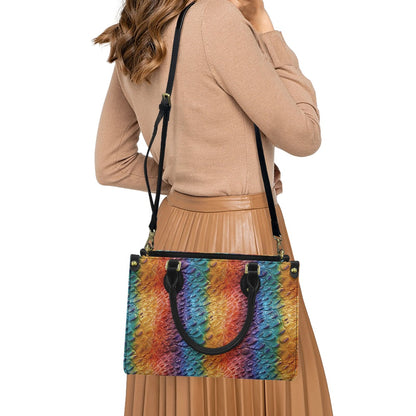 Ostrich Rainbow Pride Women's PU leather twill handbag