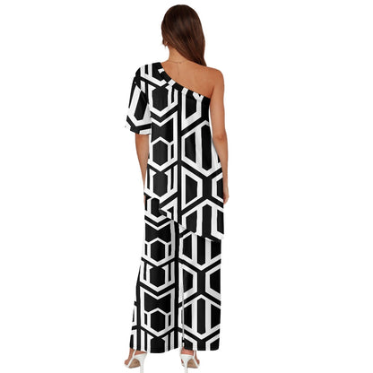 Elegant Off-Shoulder Two-Piece Dress for Women