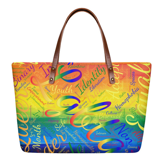 LGBTQ Word Cloud Women's Tote Bag