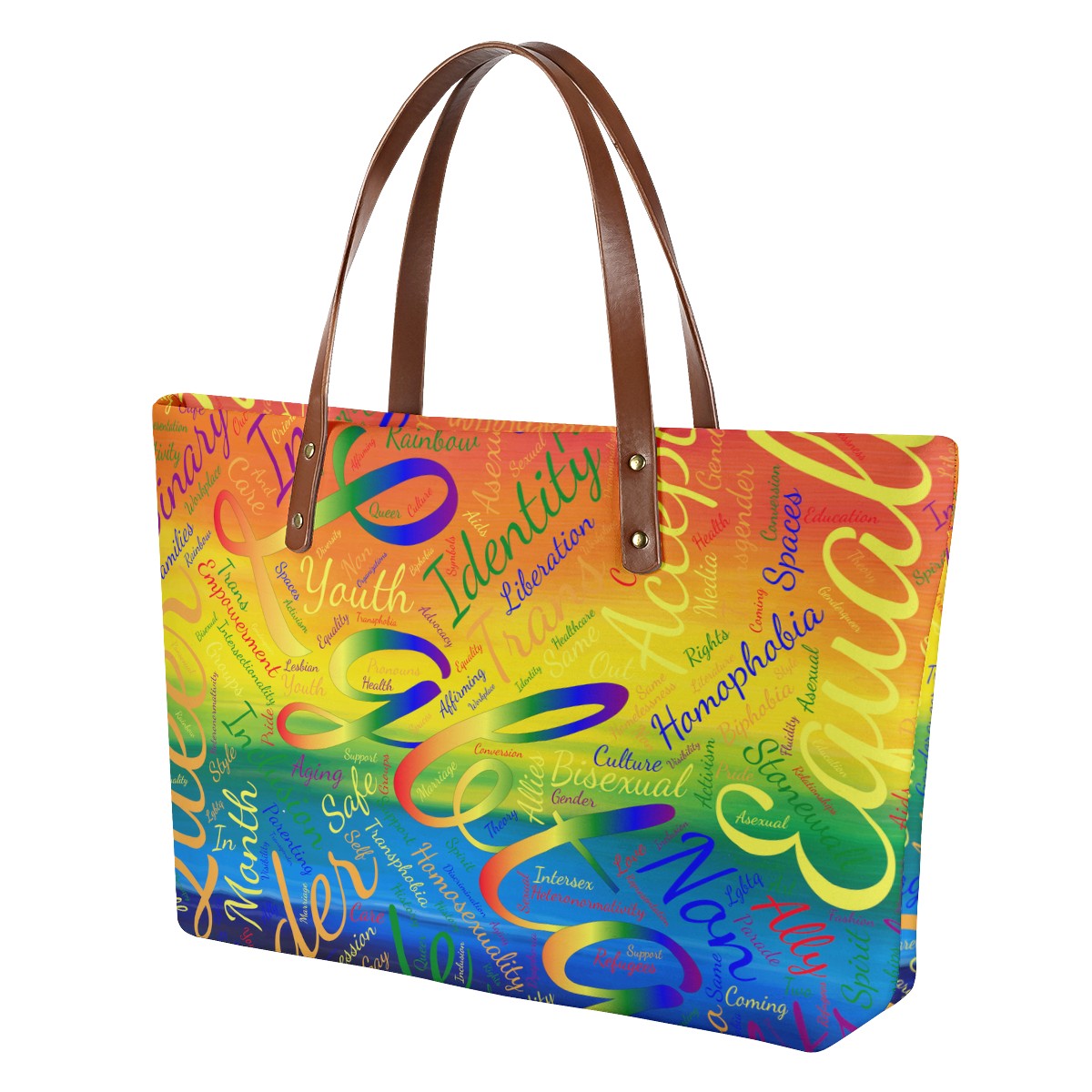 LGBTQ Word Cloud Women's Tote Bag