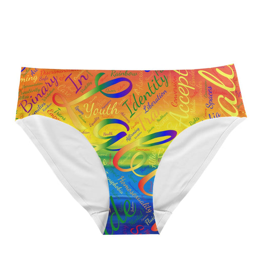 LGBTQ Word Cloud Women's Bikini Briefs