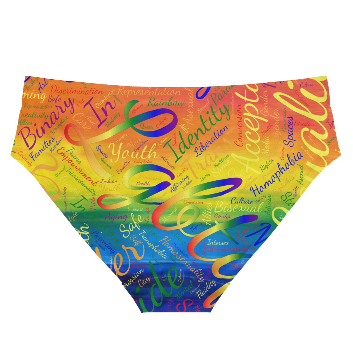 LGBTQ Word Cloud Women's Bikini Briefs