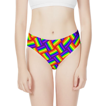 Rainbow Weave Women's Bikini Briefs