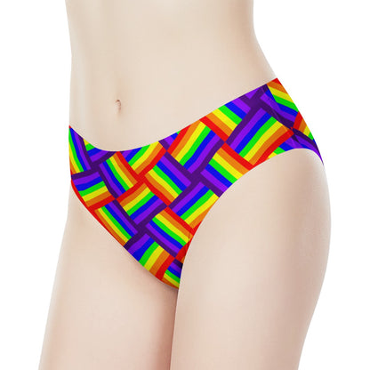 Rainbow Weave Women's Bikini Briefs