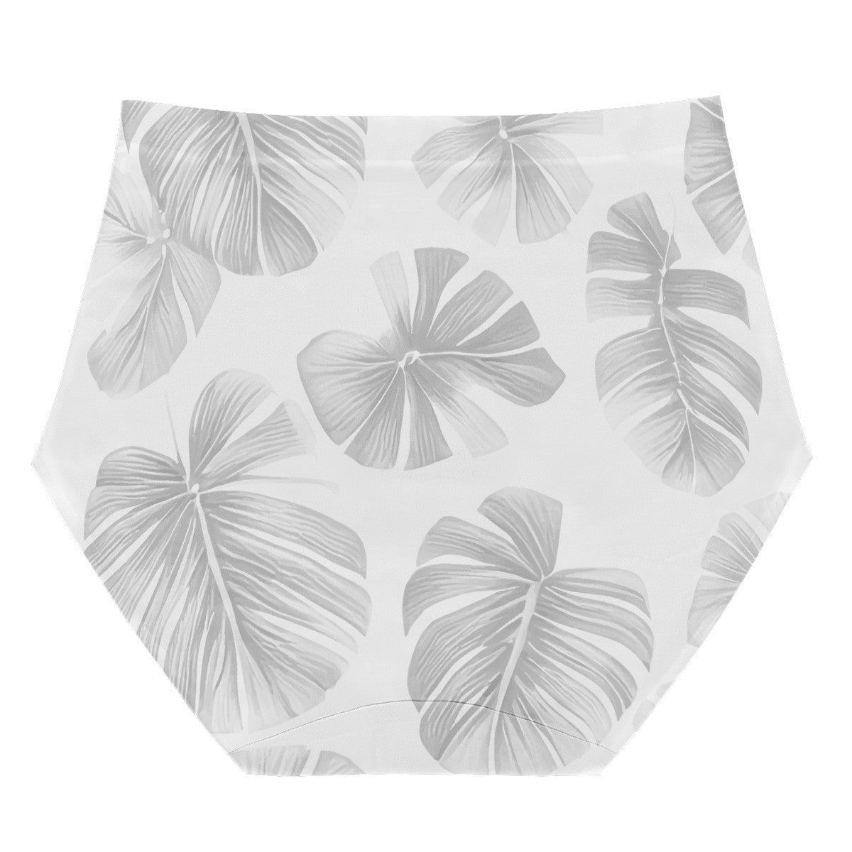 White Monstera Women's High Waisted Briefs