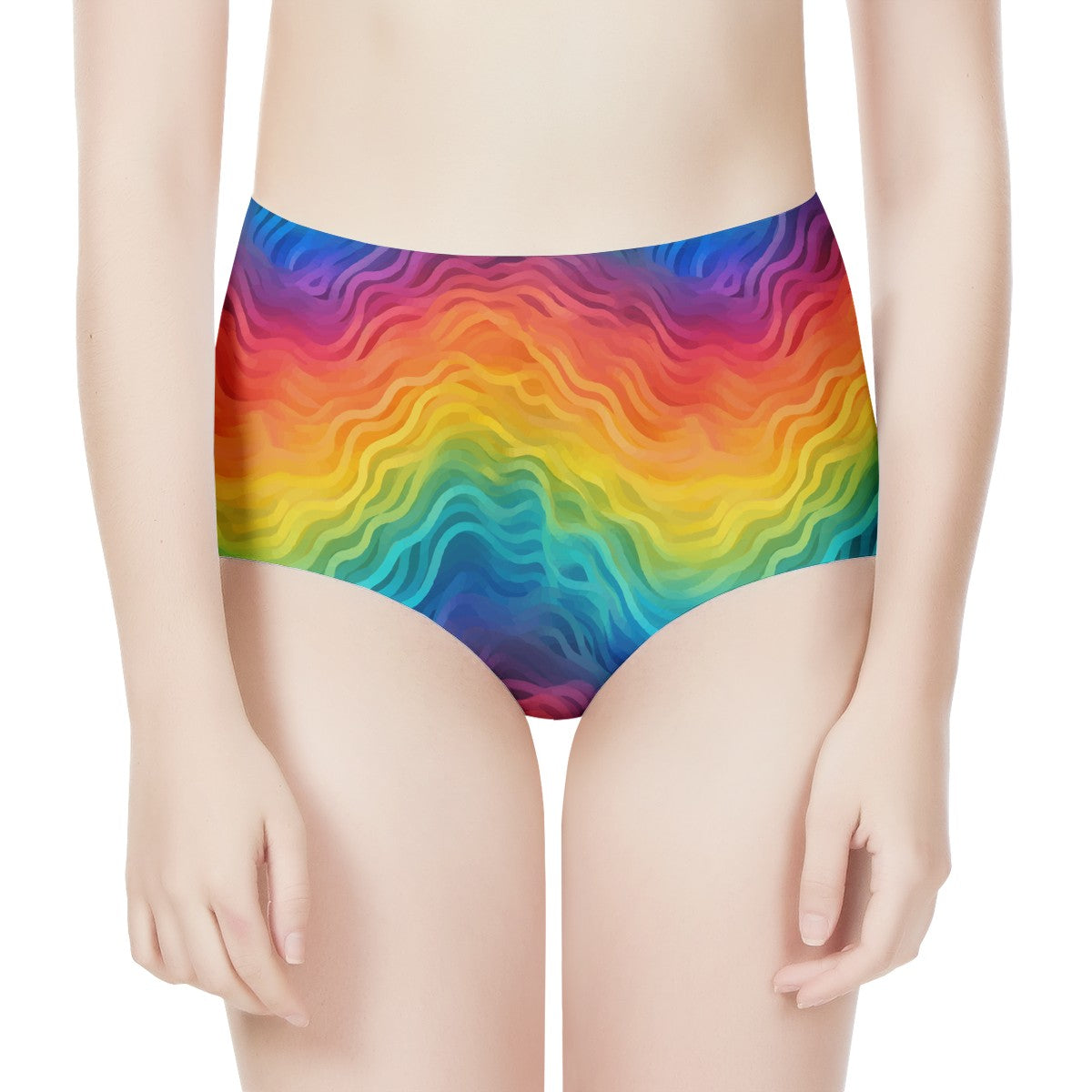 Rainbow Pride - LGBTQ Women's High Waisted Briefs