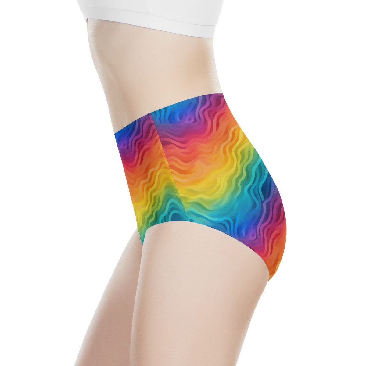 Rainbow Pride - LGBTQ Women's High Waisted Briefs